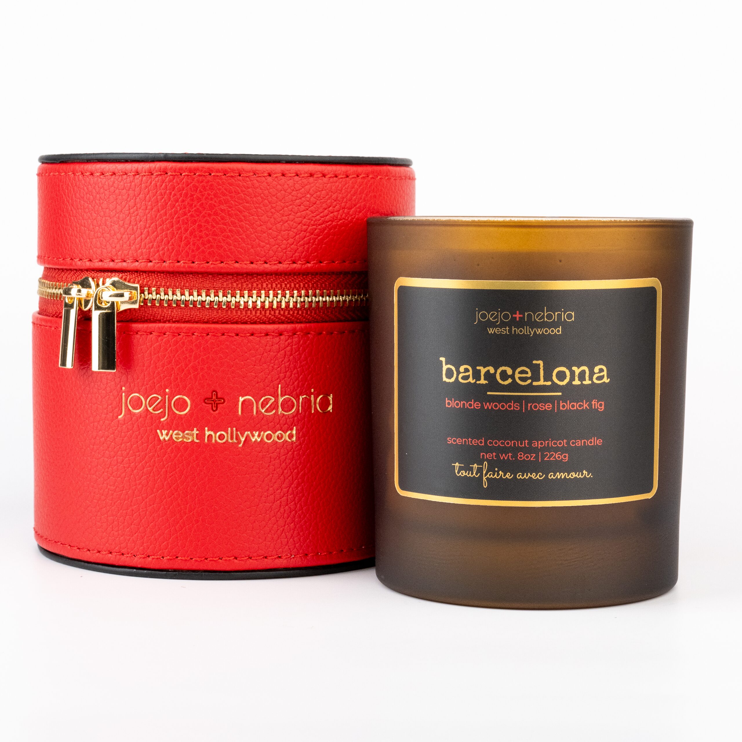 BarcelonaCandleRed25