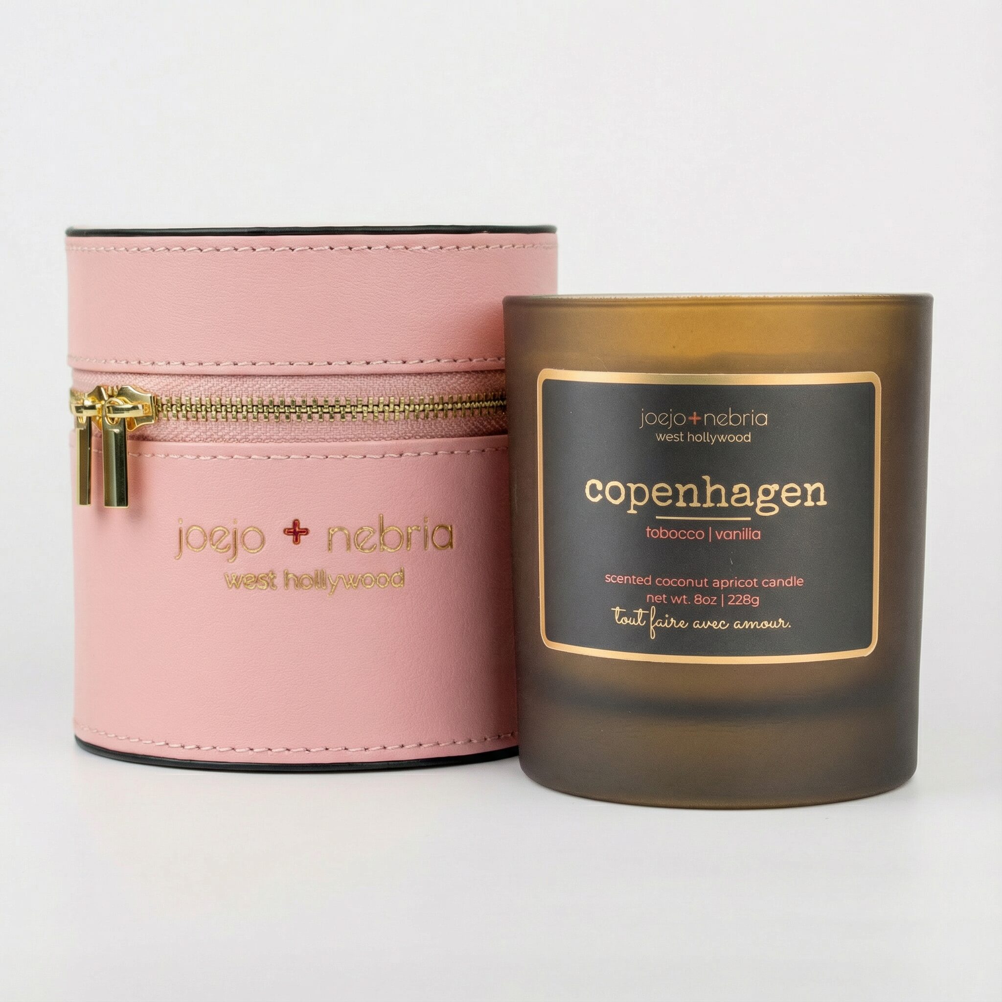 Copenhagen Candle- (Pink)