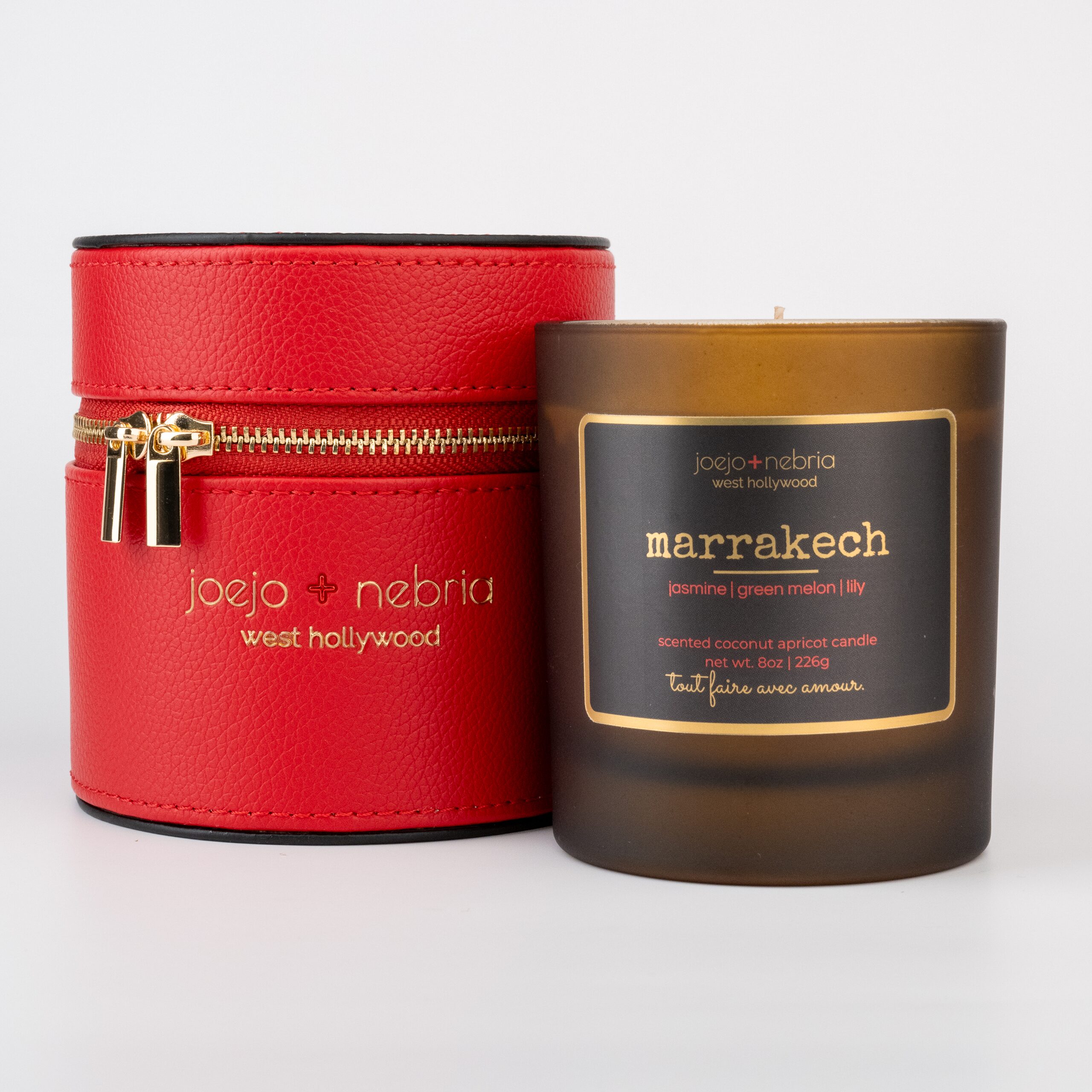 MarrakechCandleRed25