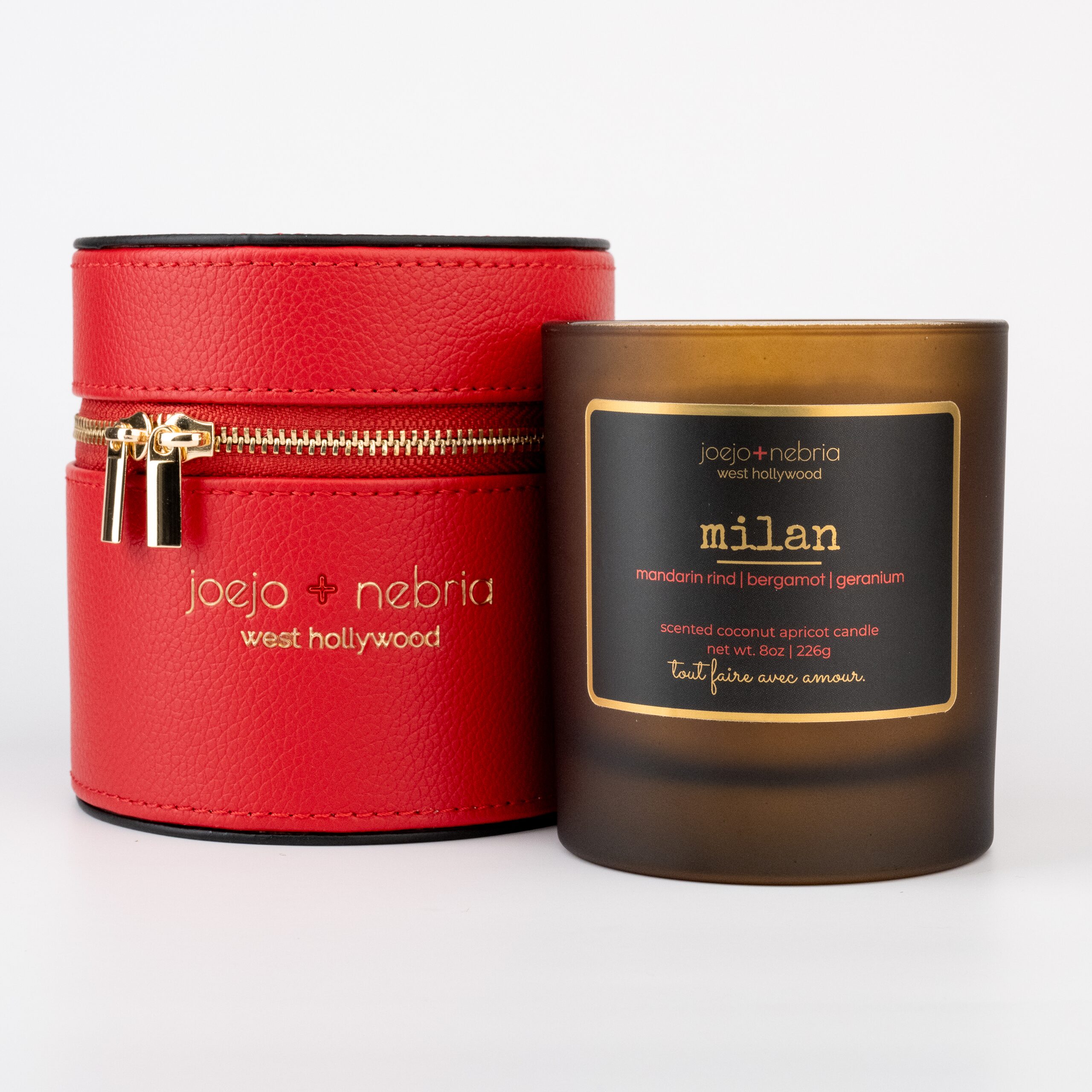 MilanCandleRed25