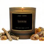 Boracay coconut apricot wax candle