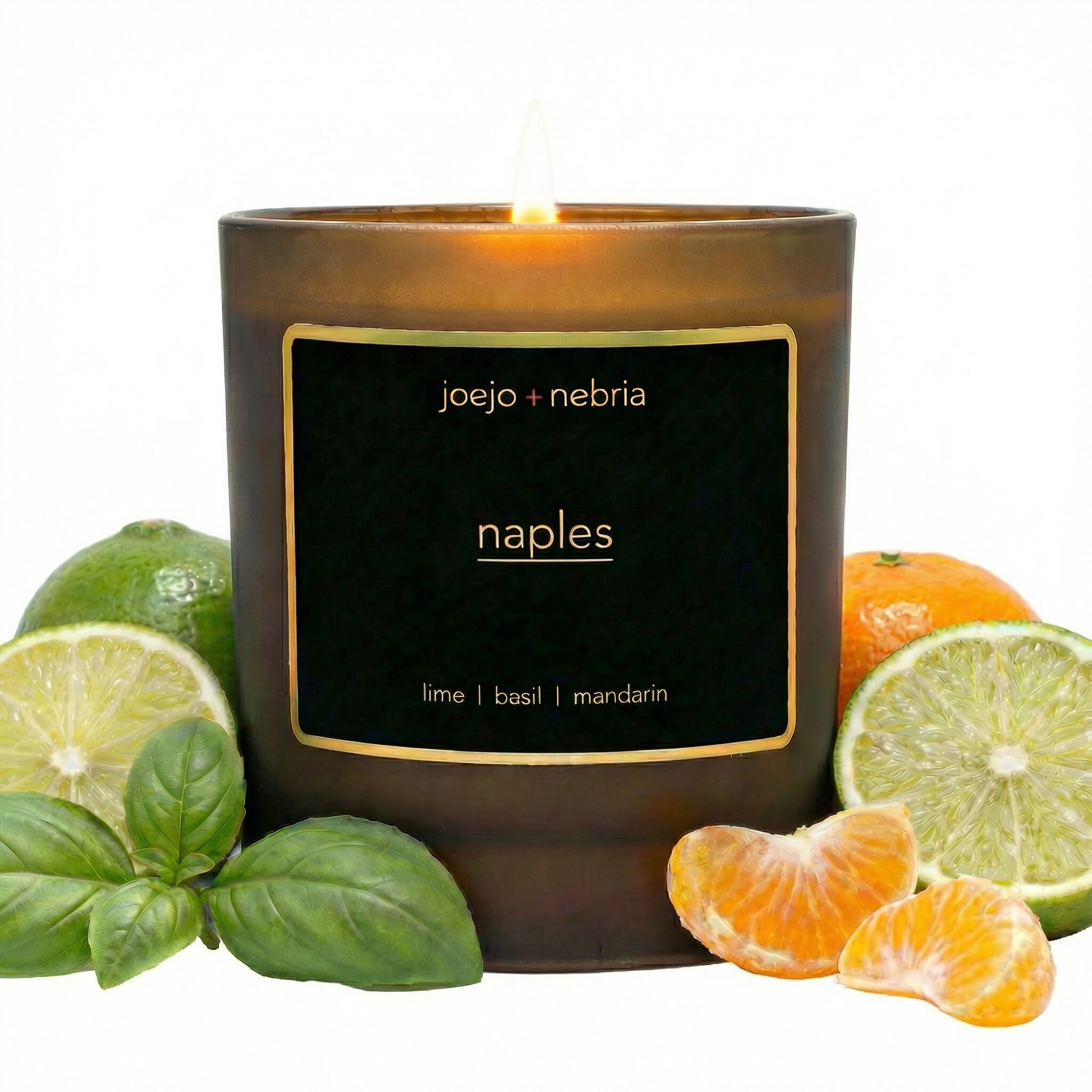 Naples coconut apricot wax candle