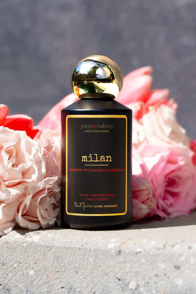 Milan Home Fragrance Spray Joejo Nebria Candles