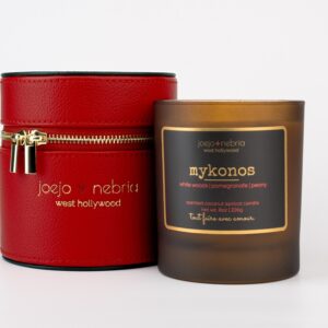 Mykonos-Scented Coconut Apricot Candle