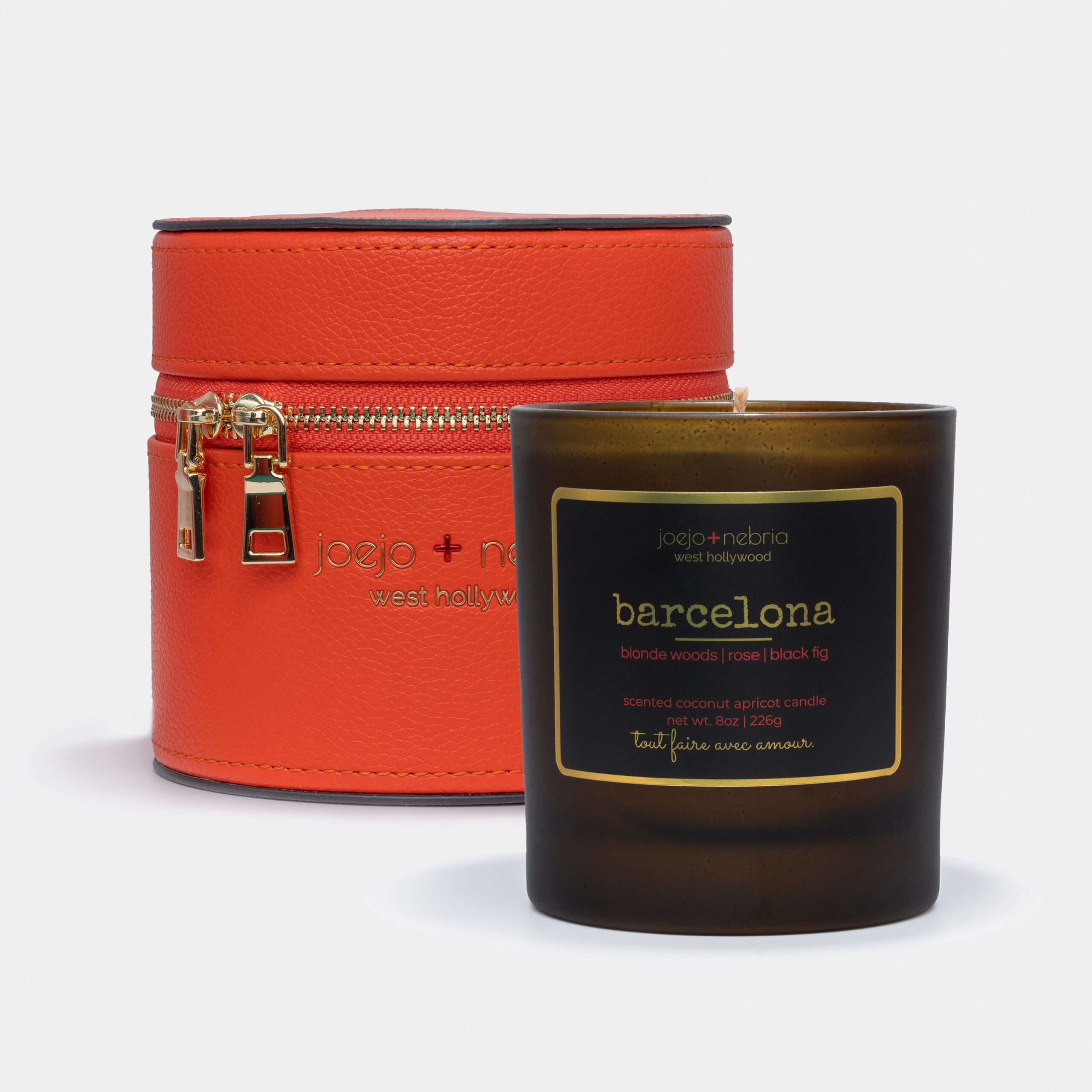 BarcelonaCandleOrange25