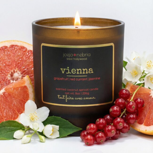 Luxury candles by JoeJo + Nebria