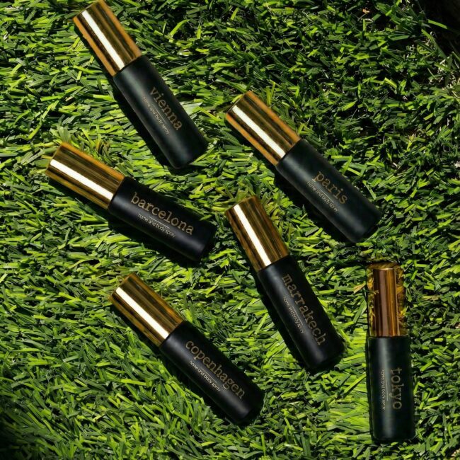 Luxury mini fragrance spray set by JoeJo + Nebria