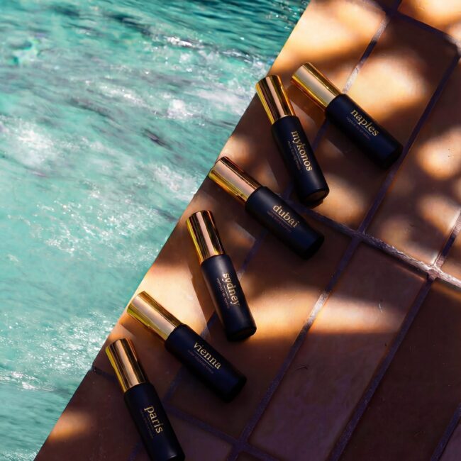 Luxury mini fragrance spray set by JoeJo + Nebria