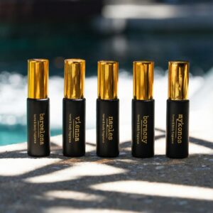 Luxury mini fragrance spray set by JoeJo + Nebria