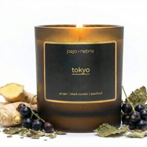 Tokyo coconut apricot wax candle