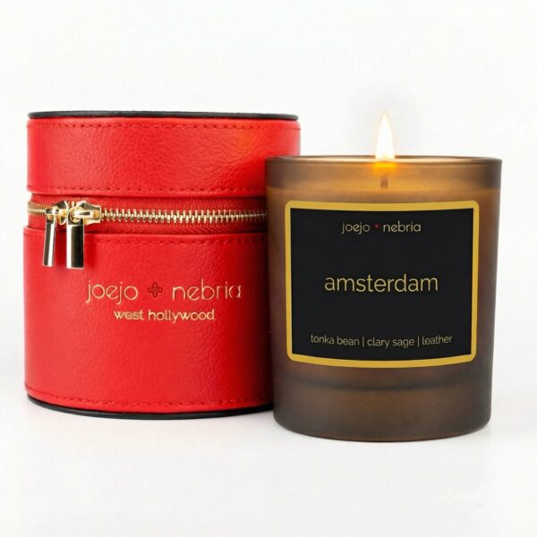 Amsterdam Candle | Luxury Coconut Apricot Wax Candle